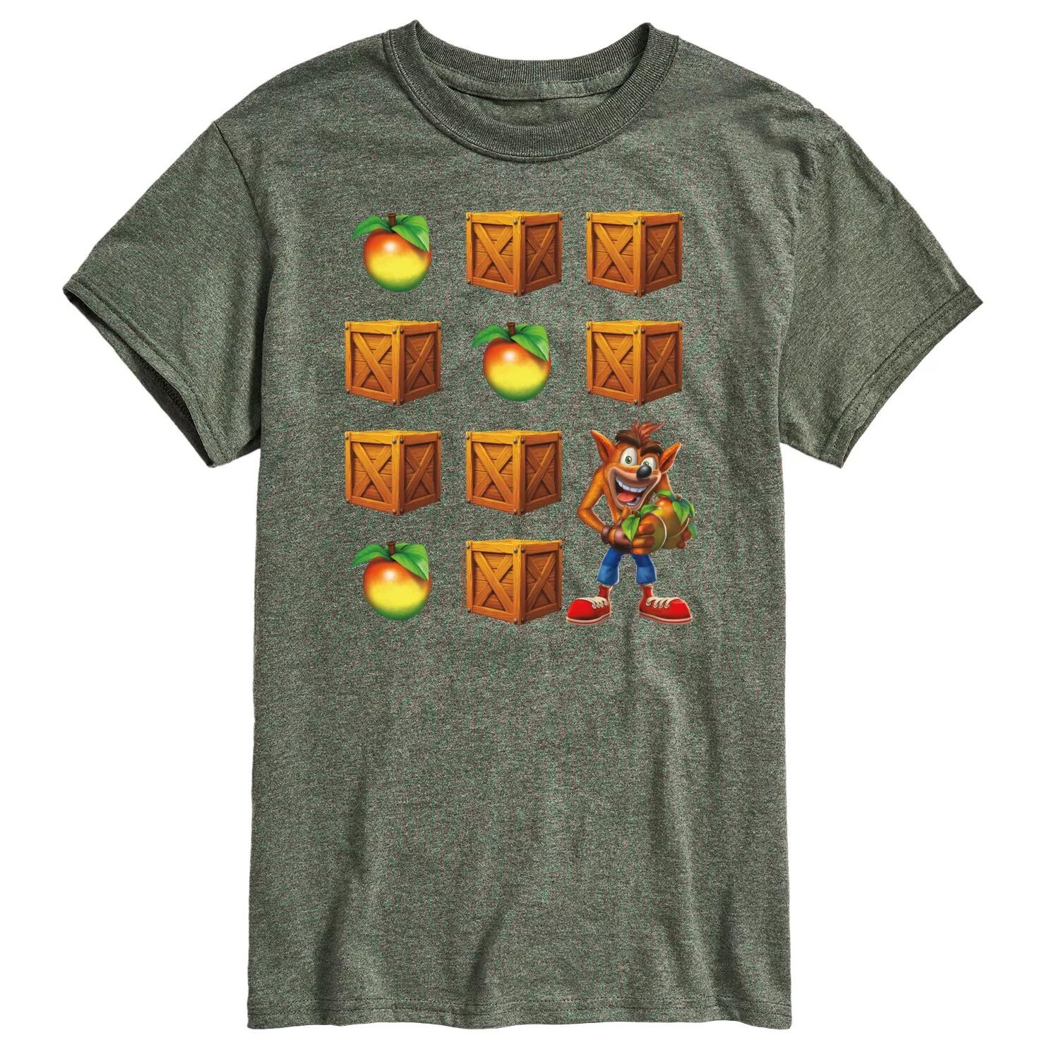 

Мужская футболка Crash Bandicoot Crate Grid Licensed Character