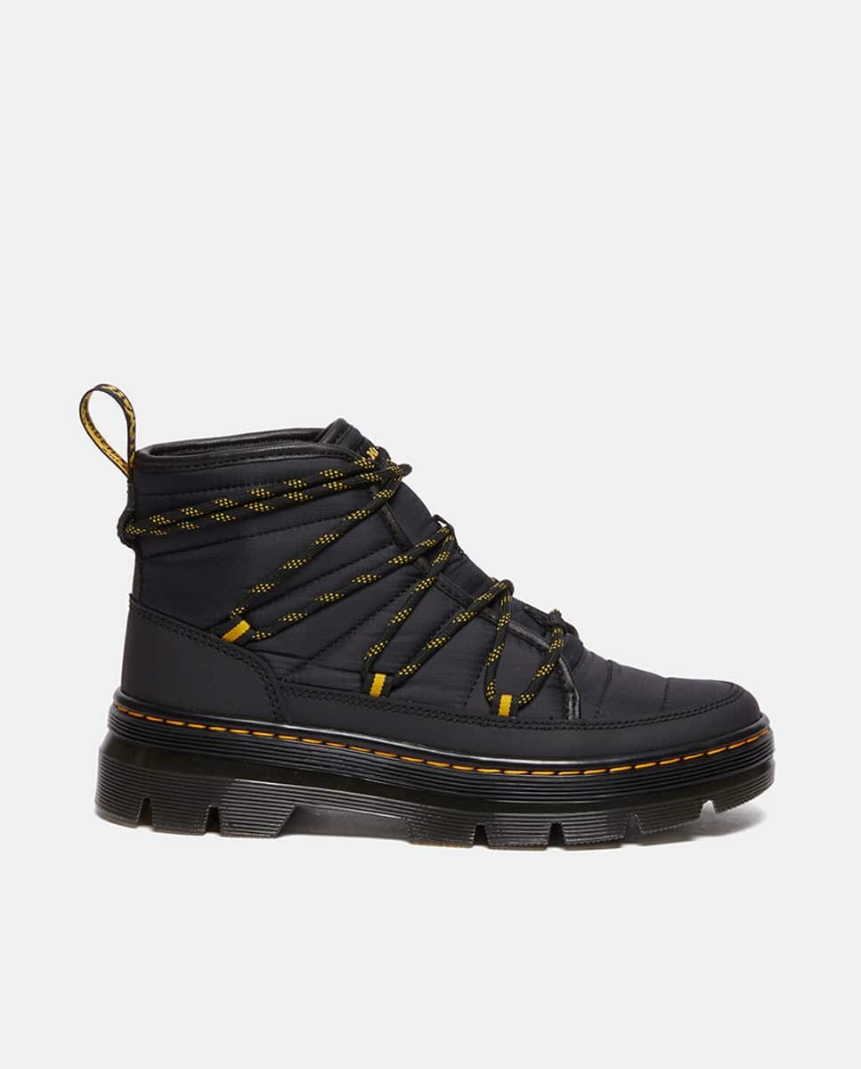 

Женские ботильоны горного типа Combs с ремешком сзади и строчкой Dr. Martens, черный