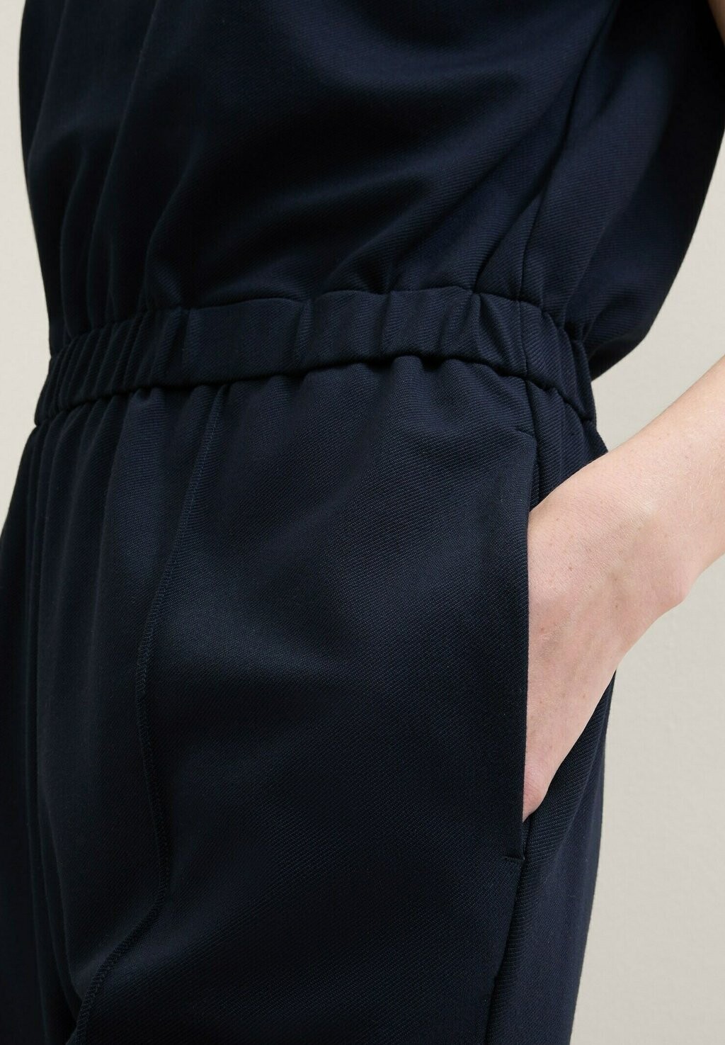 

Комбинезон OVERALL MIT STRUKTUR TOM TAILOR, темно-синий