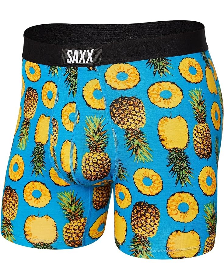 

Боксеры SAXX UNDERWEAR Ultra, цвет Polka Pineapple/Blue