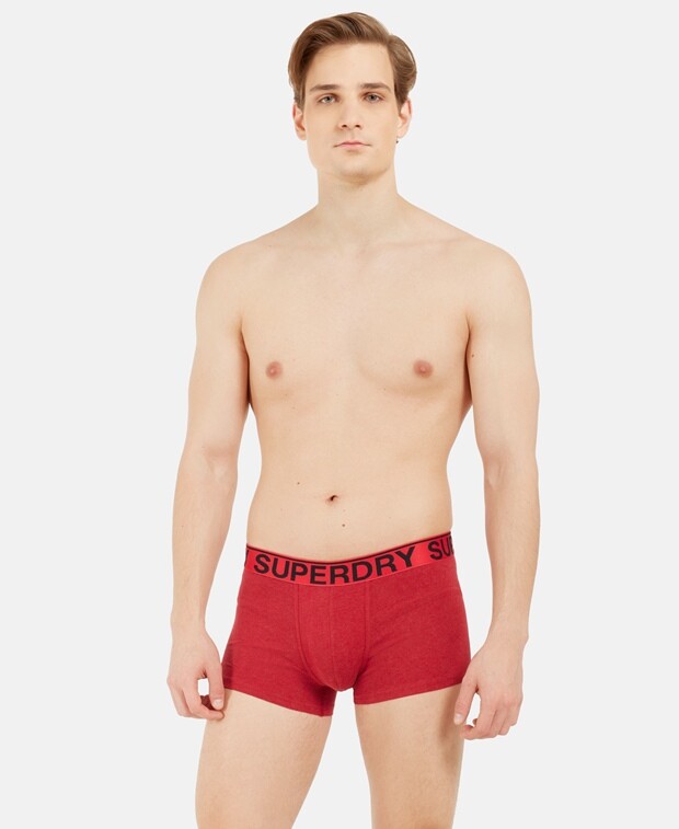 

Шорты-боксеры, комплект из 3 шт. Superdry, красный