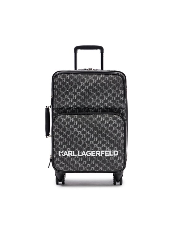 Чемодан ручной клади Karl Lagerfeld, черный резинка ролика отделения полиуретан cet cet3620