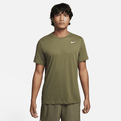 

Футболка Nike Dri-FIT, цвет Medium Olive/White