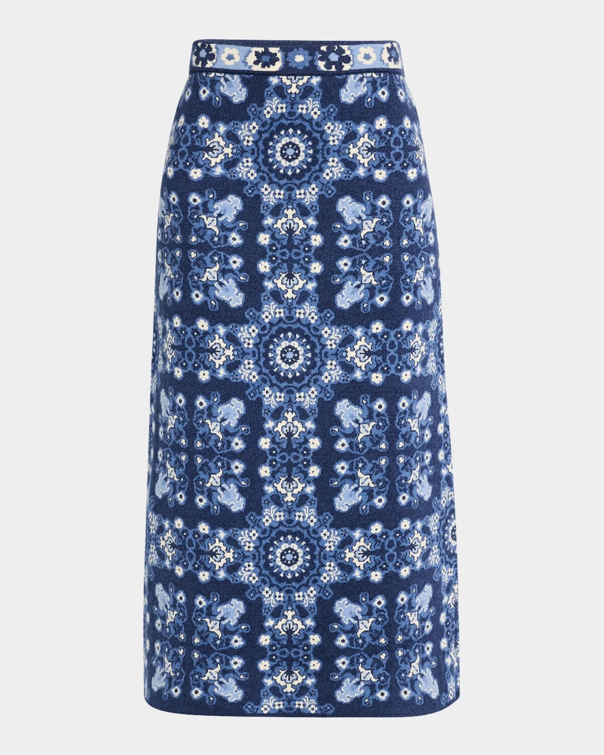 

Трикотажная юбка миди Clara Cara Cara, цвет Blue Rita Tile