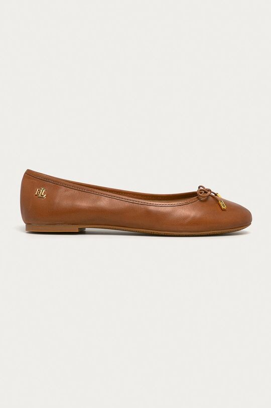 

Кожаные балетки Jayna Lauren Ralph Lauren, коричневый