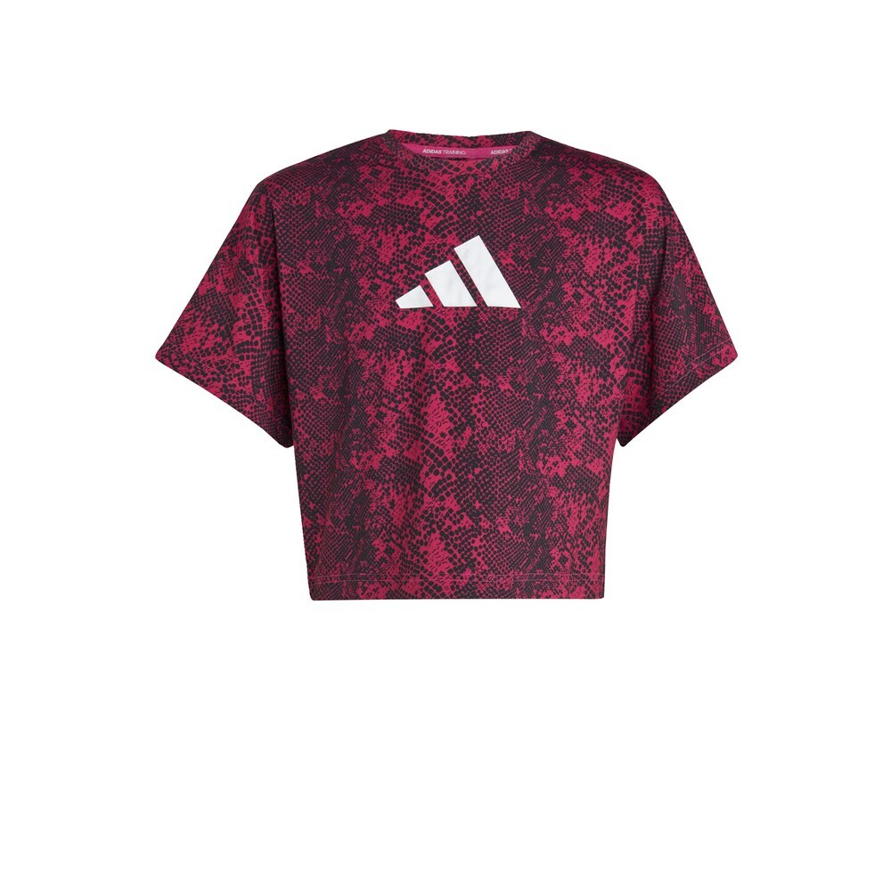 

Рубашка для выступлений Adidas Aeroready Animal-Print, бордо
