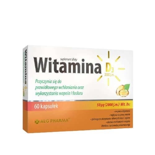 

Alg Pharma, Витамин D3 2000J.M. - 60 крышек