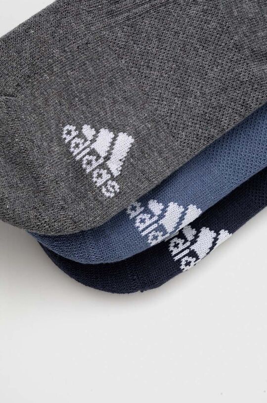 

3 упаковки носков adidas, серый