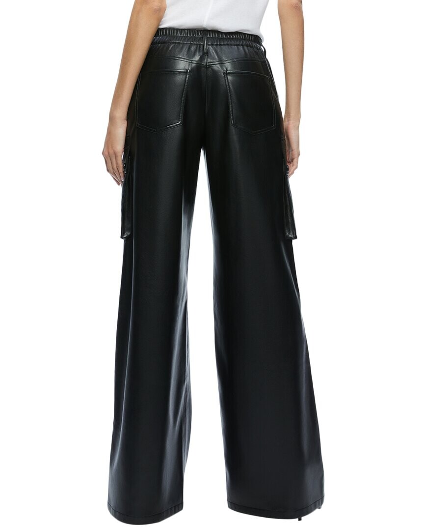 

alice + olivia Брюки-карго с низкой посадкой Joette, черный