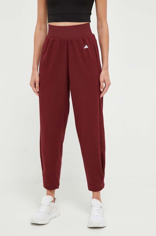 

Брюки для йоги Studio adidas, бордовый