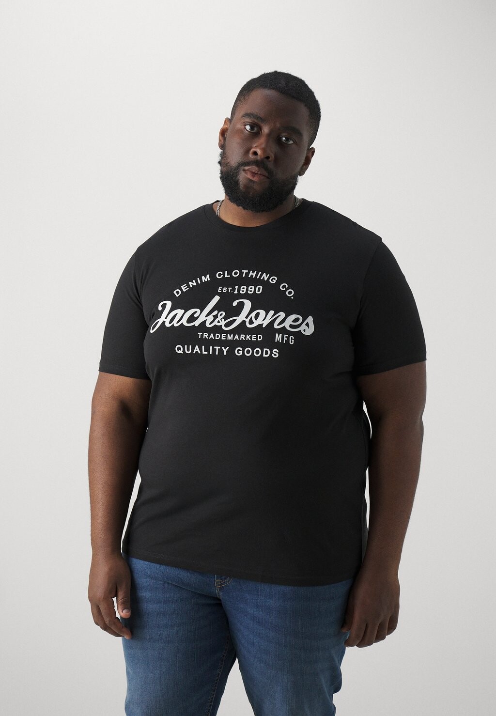 

Футболка с принтом JJFOREST TEE CREW NECK Jack & Jones, цвет black
