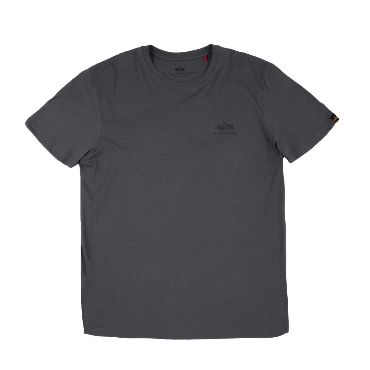 

Футболка Alpha Industries Basic T Small Logo, серый