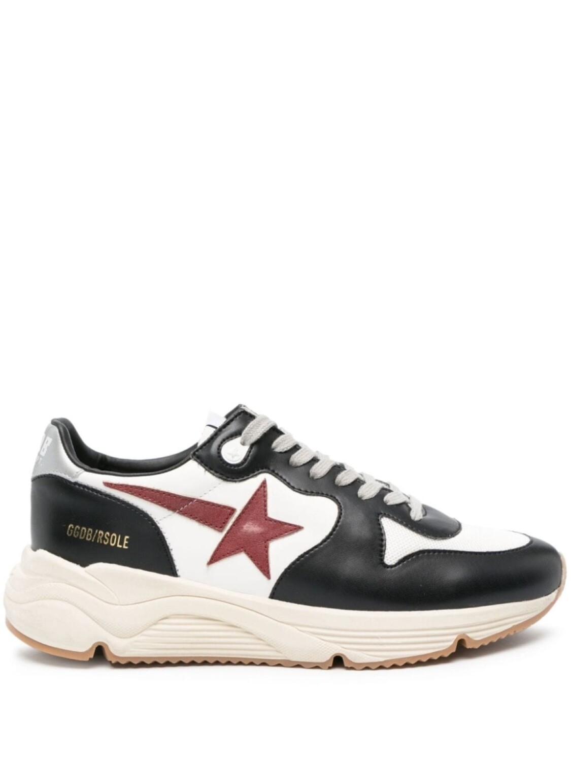 

Кроссовки Golden Goose Running Sole, белый/черный/темно-красный