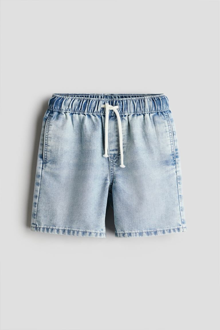

Джинсовые шорты без застежки H&M, синий