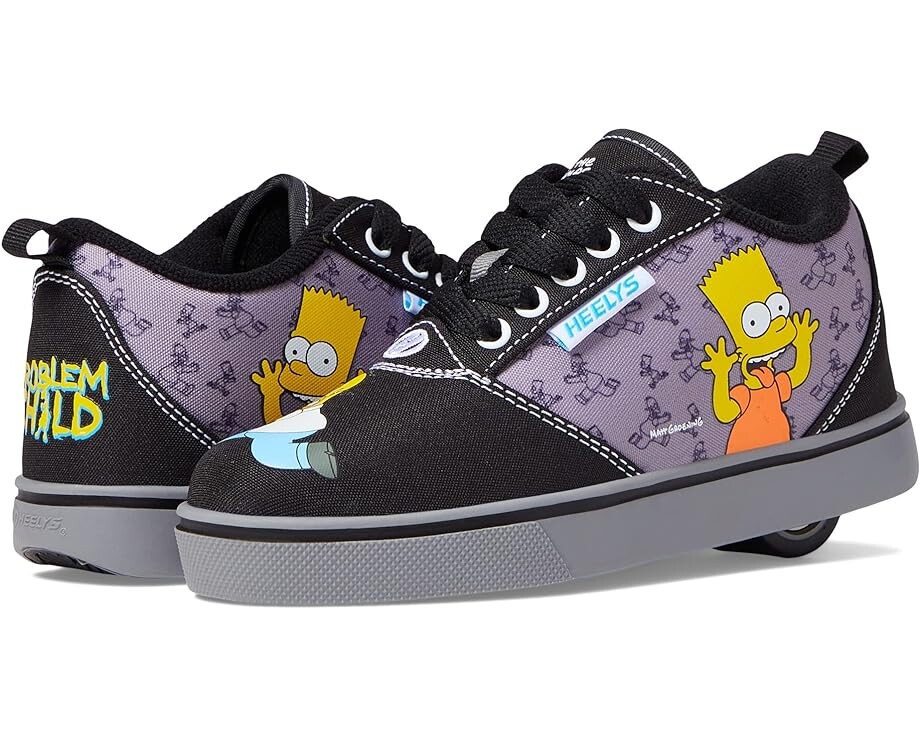 

Кроссовки Heelys Pro 20 Simpsons, цвет Black/Gray/Yellow/Cyan
