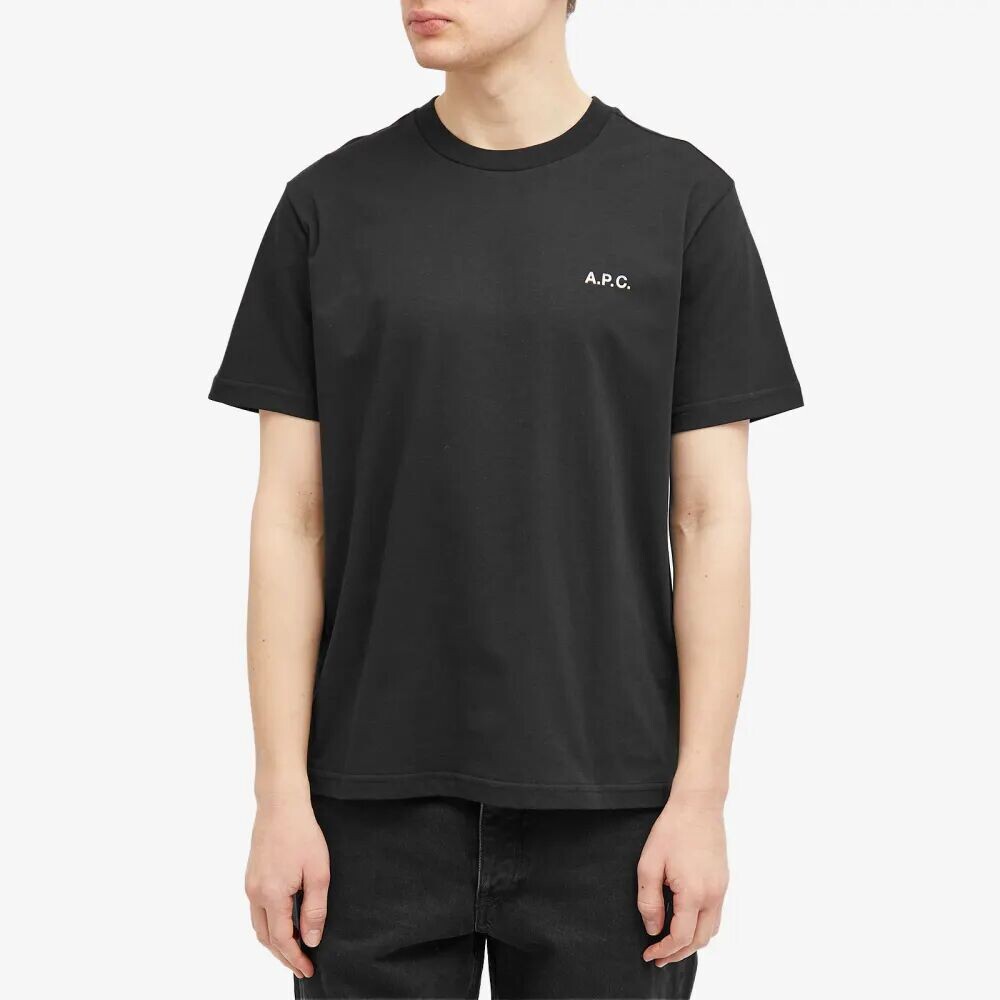

A.P.C. Футболка nolan с принтом на спине, черный