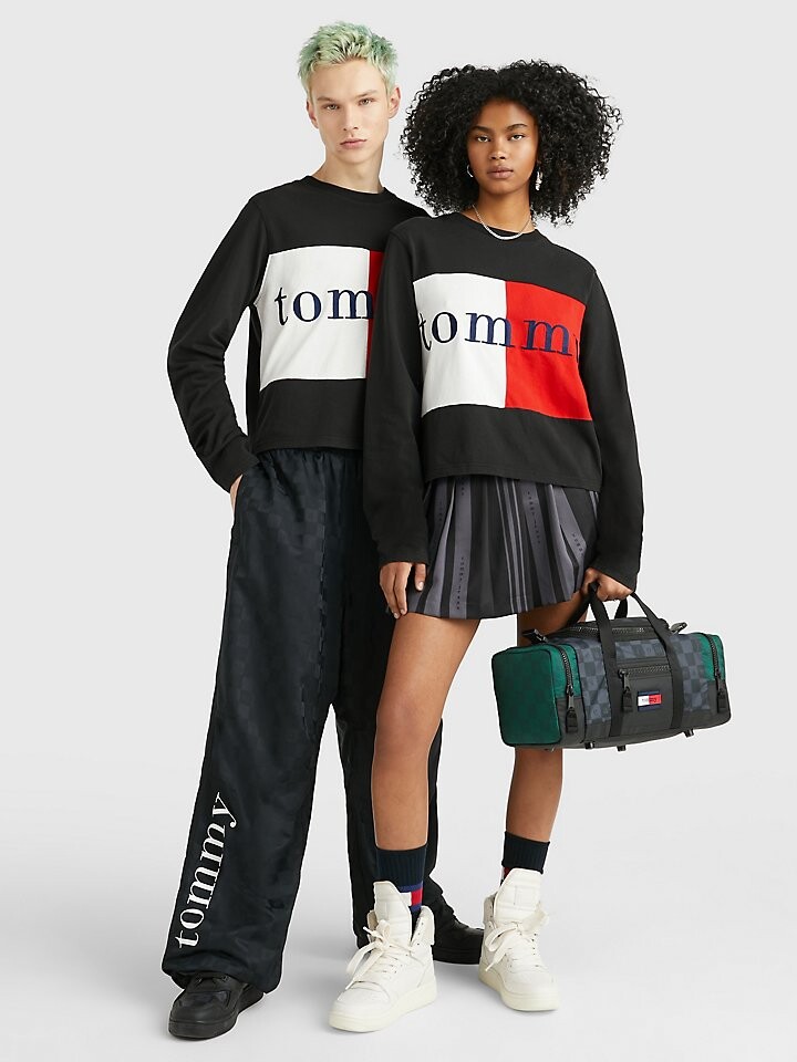 

Укороченная футболка с логотипом Tommy Collection Tommy Jeans
