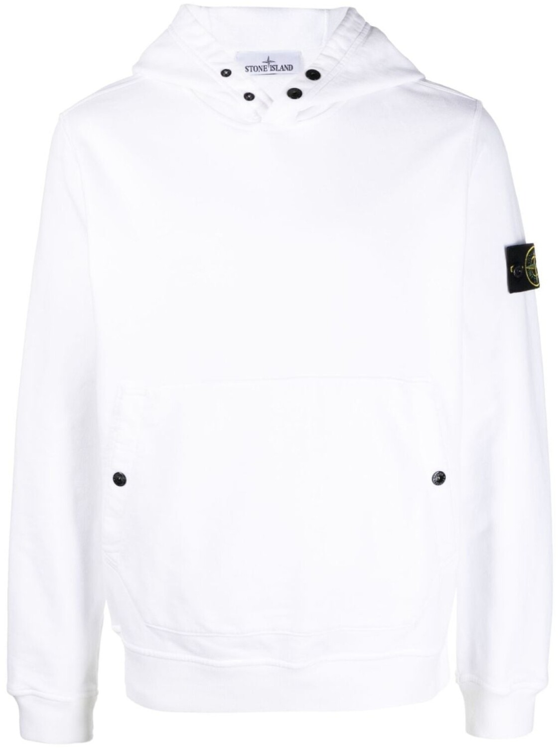 

Stone Island худи с логотипом Compass, белый
