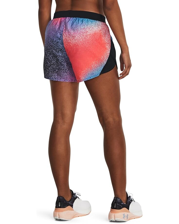 

Шорты Under Armour Fly By 2.0 Printed Shorts, цвет Harbor Blue/Black/Reflective