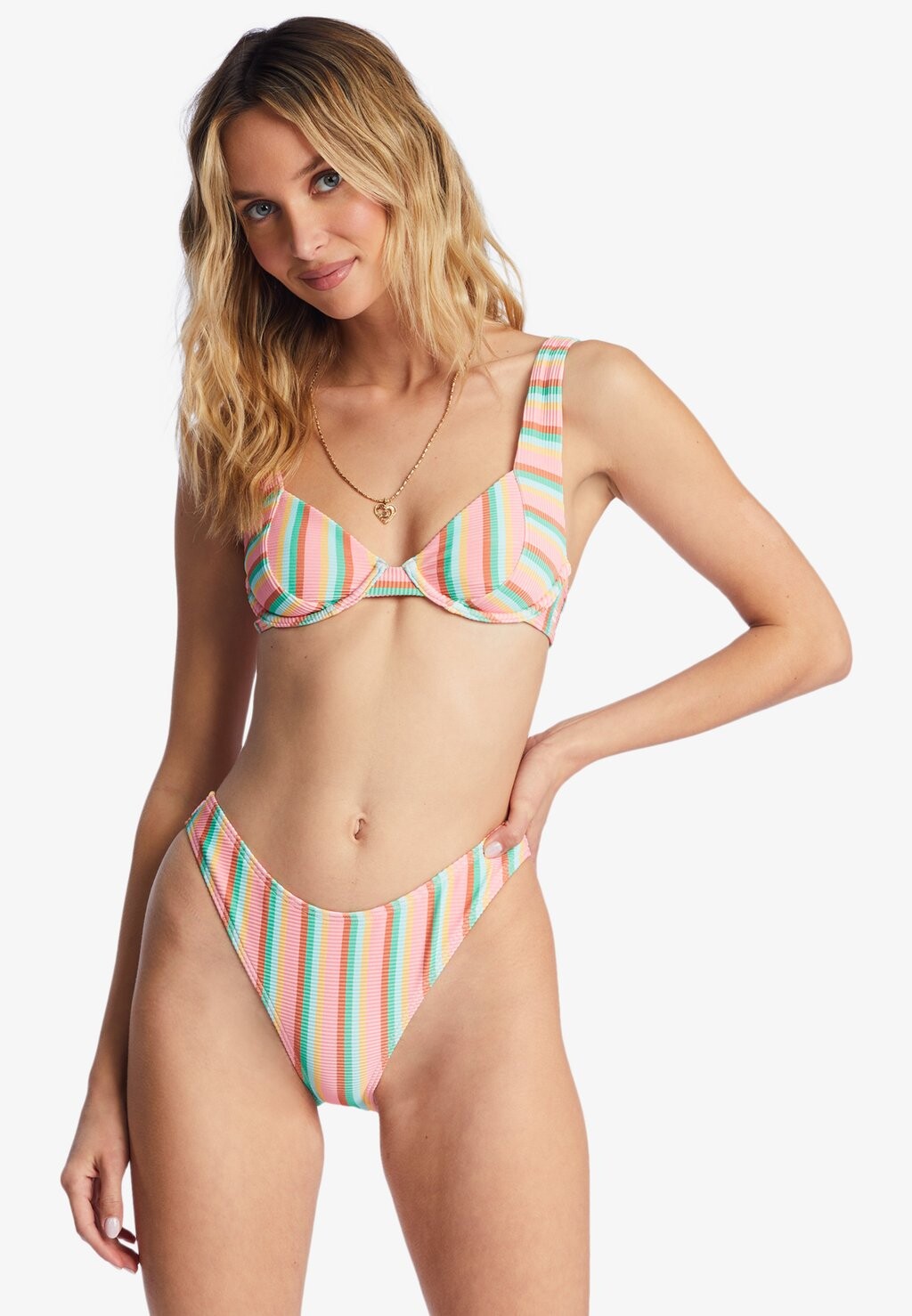 

Верх бикини Billabong, мультиколор, Коричневый