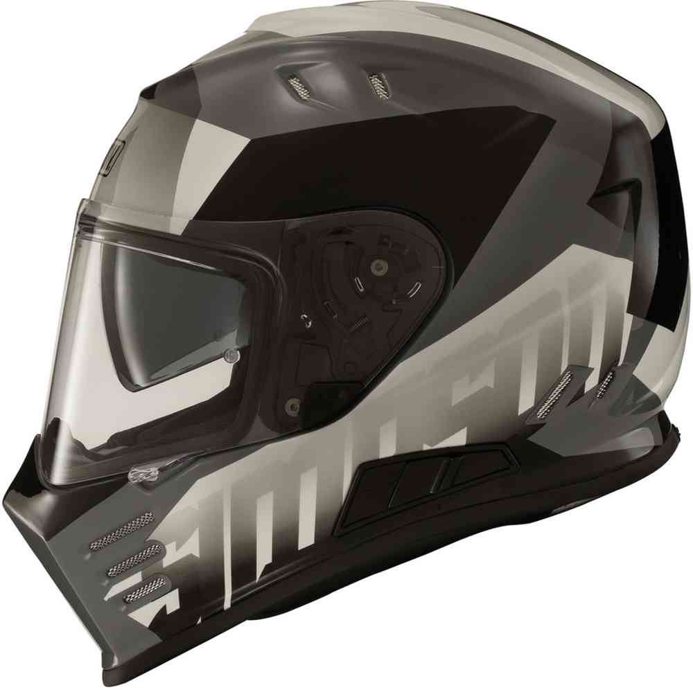 Армейский мотоциклетный шлем Venom Simpson, черно-белый