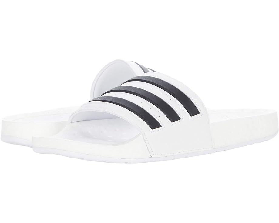 

Сандалии Adidas Adilette Boost Slides, цвет White/Black/White