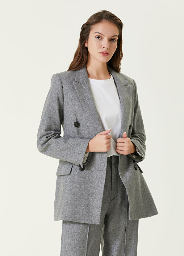 

Серая шерстяная куртка Rag&Bone, Серый