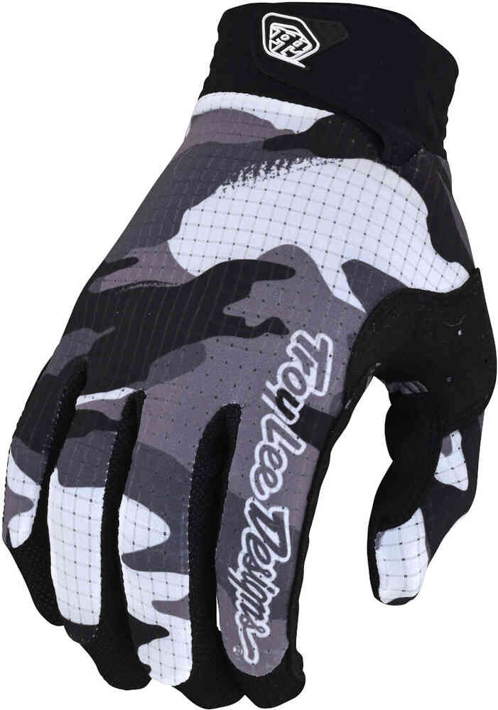 

Молодежные перчатки для мотокросса Air Formula Camo Troy Lee Designs, черный/белый/серый