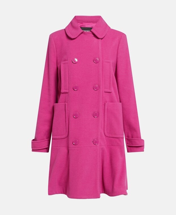 

Шерстяное пальто Emporio Armani, розовый