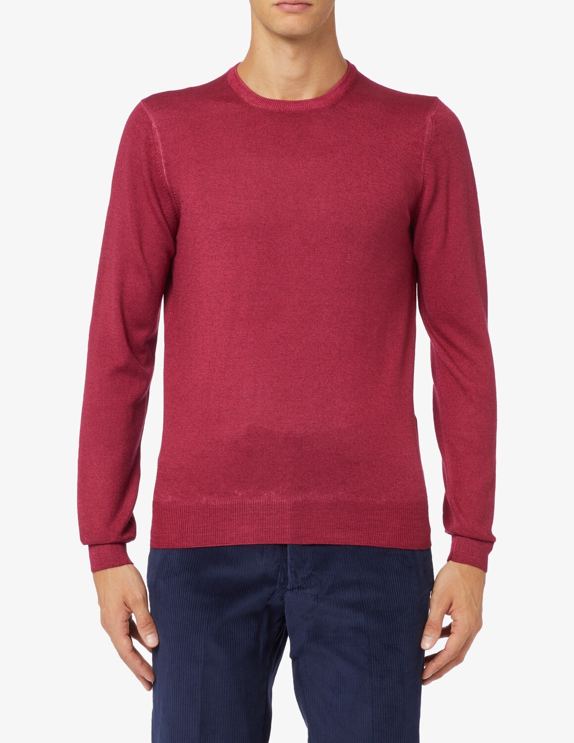 

Джемпер Merino Fin 12 с круглым вырезом Gran Sasso, красный