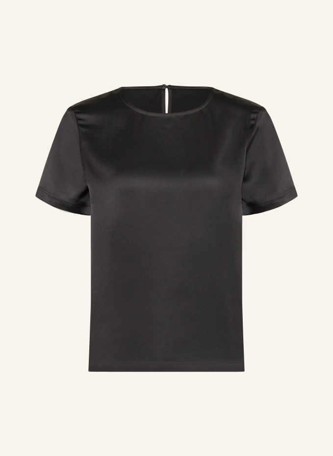 

Блузка-рубашка torres из смешанного материала Weekend Maxmara, черный