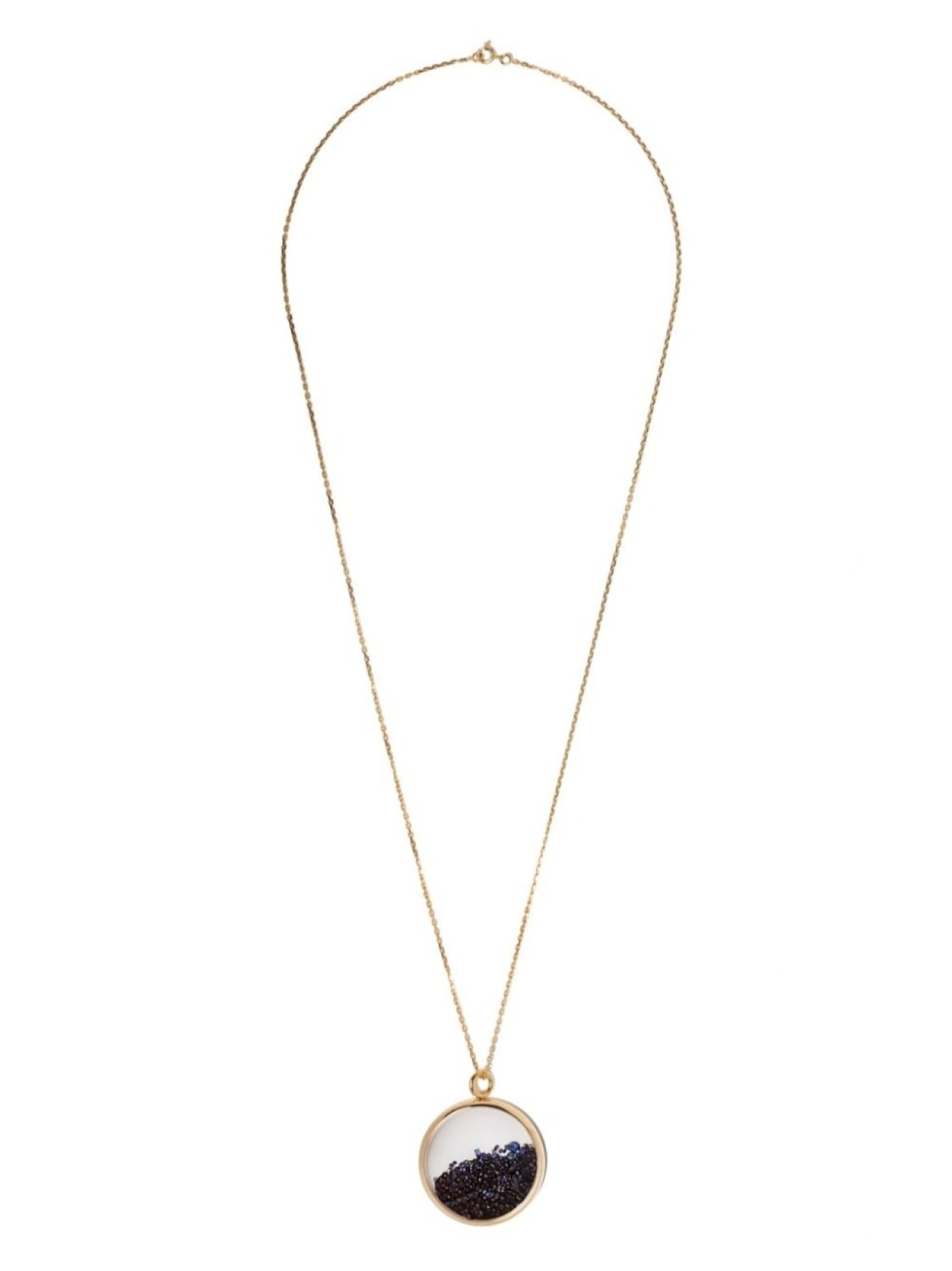 

Колье Chivor из желтого золота с сапфирами Aurelie Bidermann, золотой