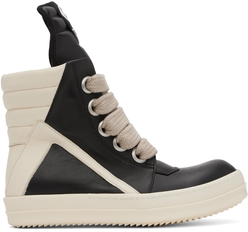 

Эксклюзивные черные кроссовки Rick Owens SSENSE черного цвета KEMBRA PFAHLER Edition Geobasket, Черный