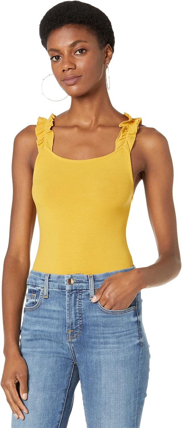 

Боди Steve Madden Make You Mine Bodysuit, цвет Tuscan Yellow