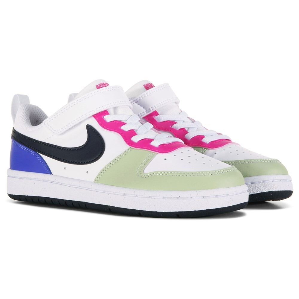 

Детские низкие кеды Court Borough Recraft Little Kid Nike, белый