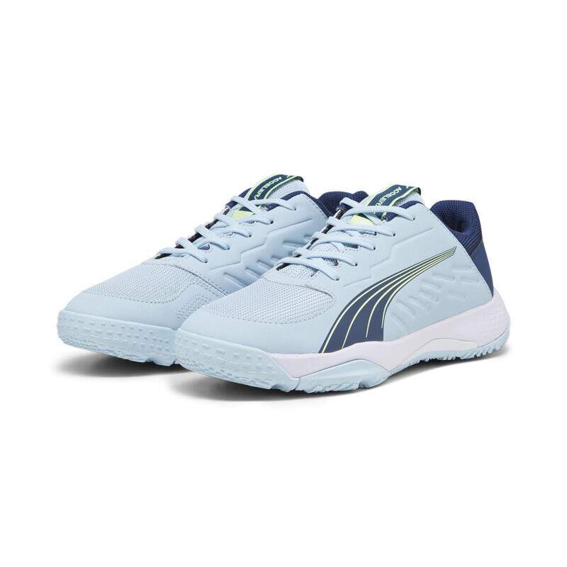 

Кроссовки для гандбола Accelerate молодежные PUMA Silver Sky персидский синий белый
