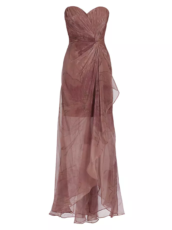 

Платье-купе без бретелек Rene Ruiz Collection, цвет rose gold