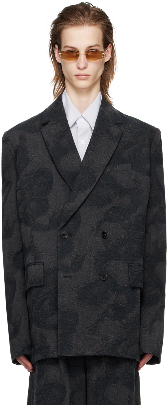 цена Джинсовый пиджак Black Dragon Feng Chen Wang