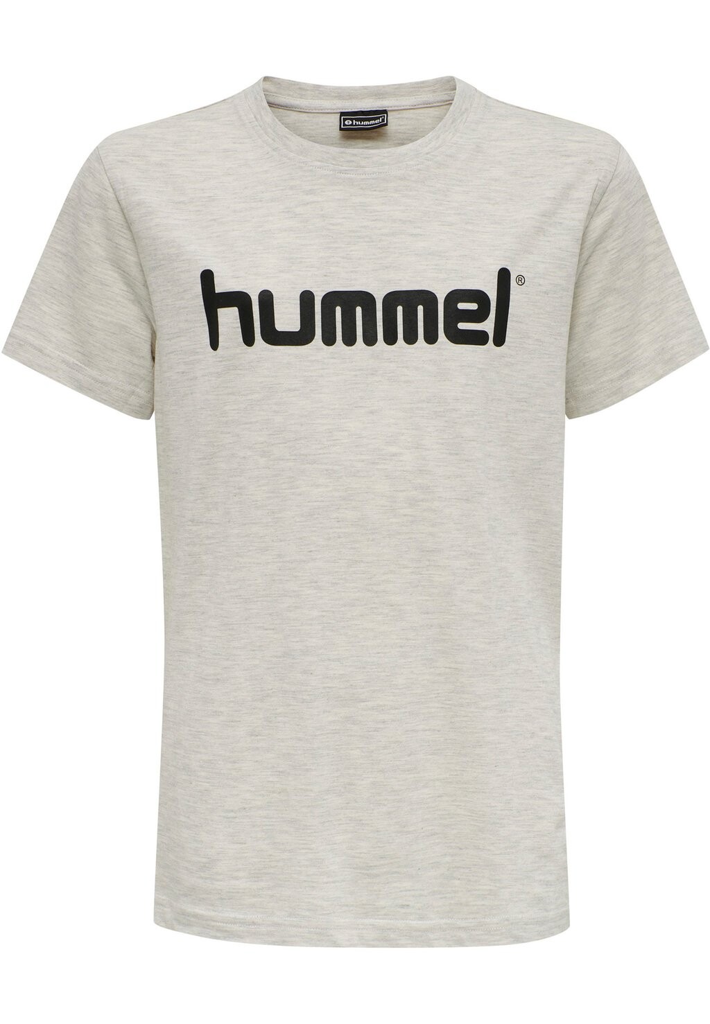 

Футболка с принтом HMLGO KIDS COTTON LOGO S/S Hummel, цвет egret melange
