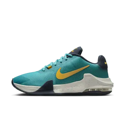 

Кроссовки Nike Impact 4 Basketball Shoes, цвет Dusty Cactus/Thunder Blue/Sea Glass/University Gold
