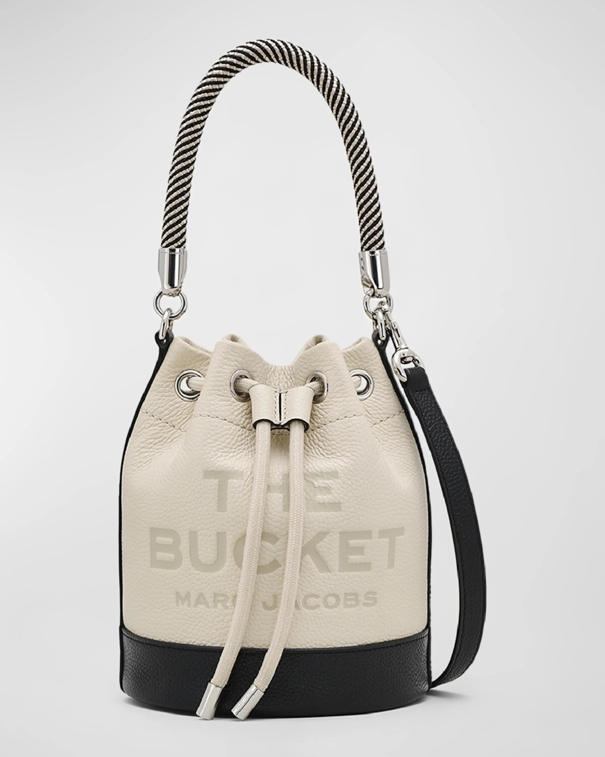 

Кожаная сумка-мешок с цветными блоками Marc Jacobs, цвет Ivory Multi