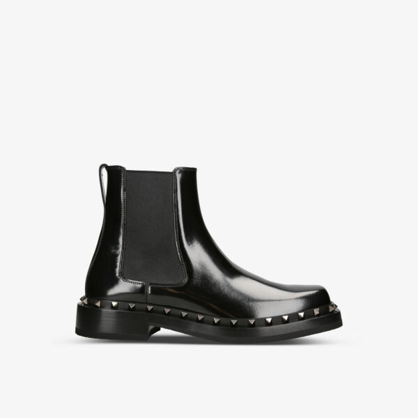 Кожаные ботинки челси rockstud beatle Valentino Garavani, черный