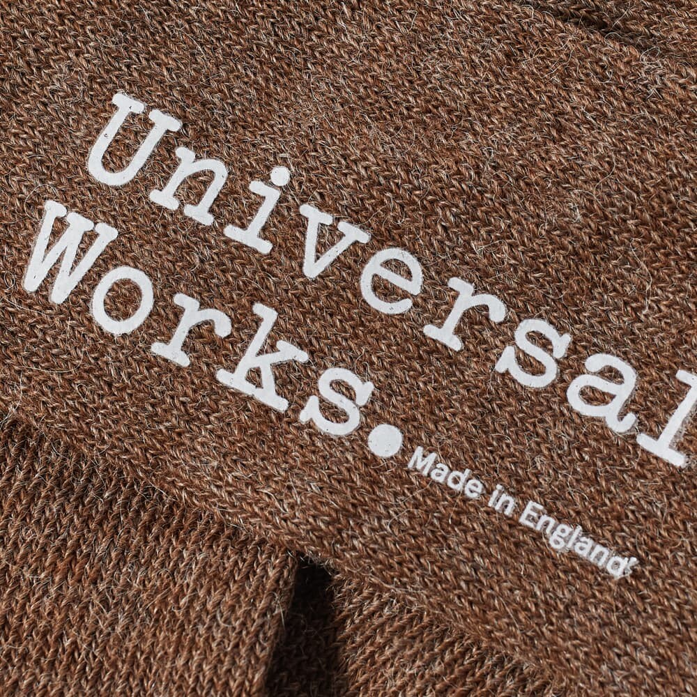 

Носки Universal Works из альпаки, коричневый