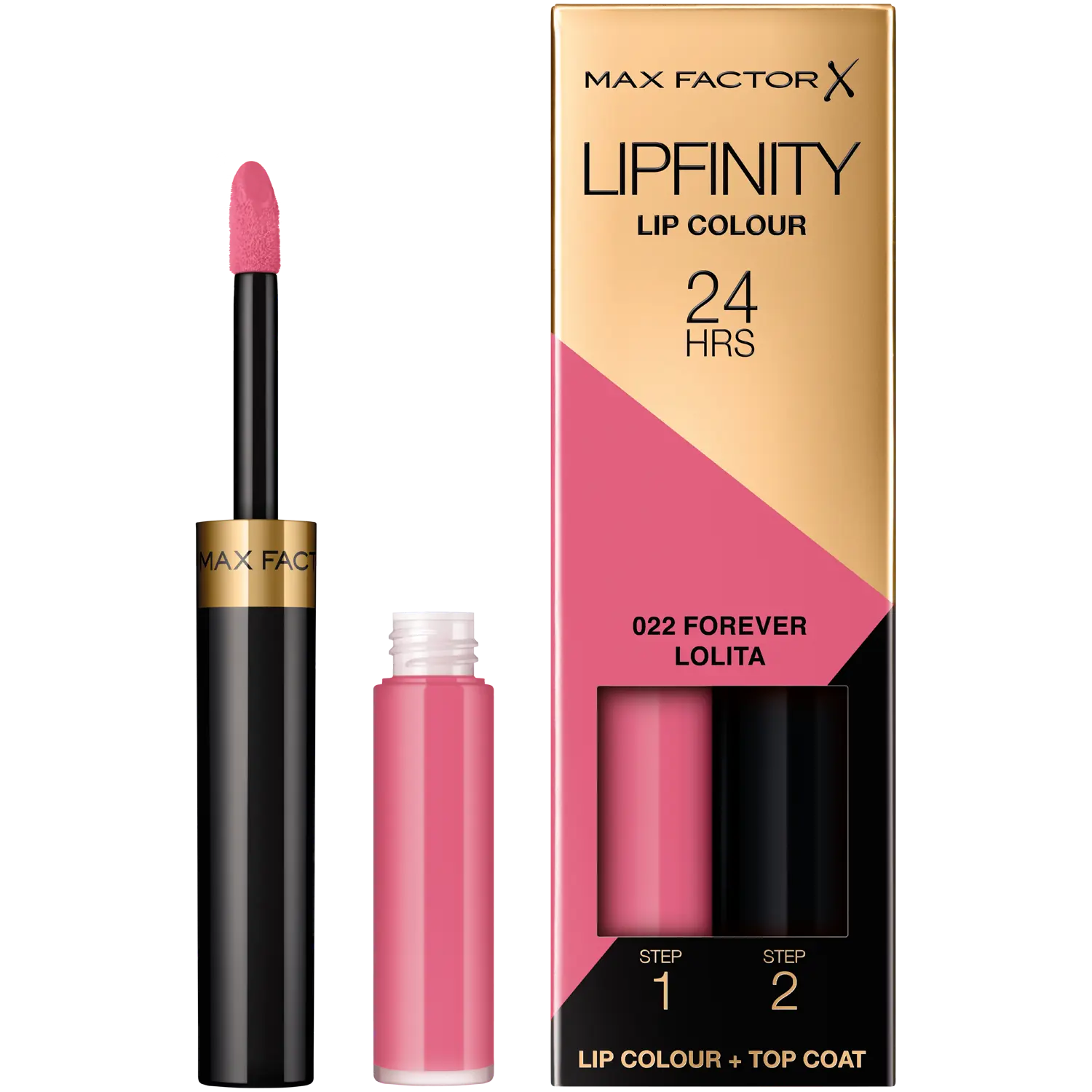 

Двухфазная помада со стойким эффектом 022 навсегда лолита Max Factor Lipfinity Lip Colour 24H, 2,3 мл + 1,9 гр