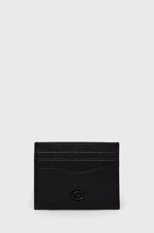 

Кожаный визитница Coach, черный