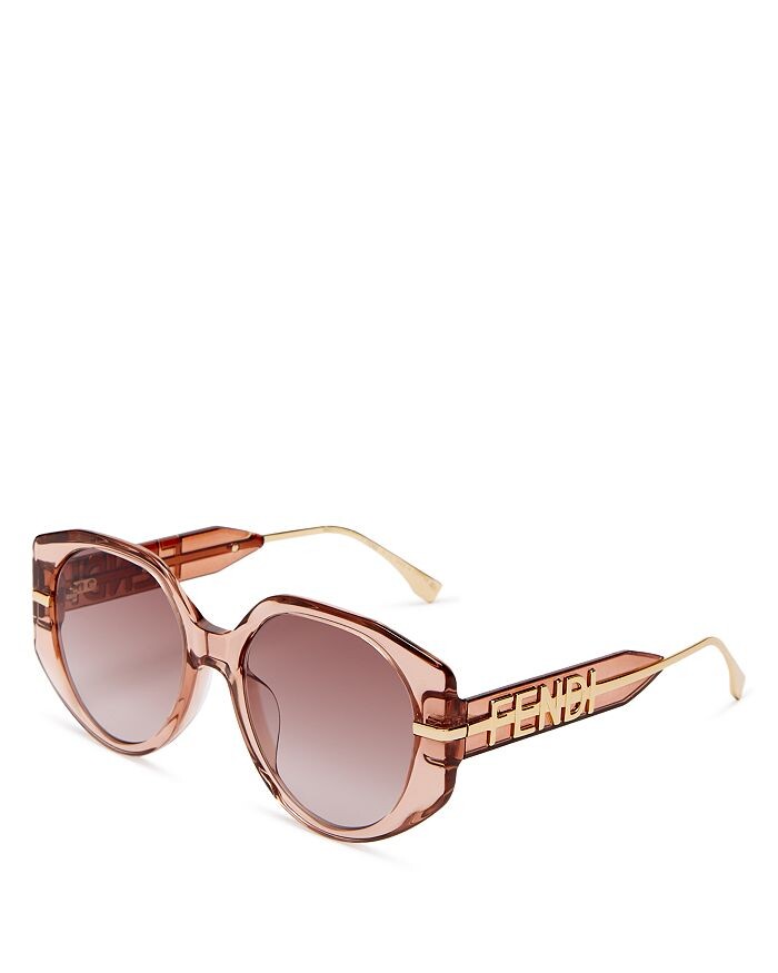 

Овальные солнцезащитные очки Fendigraphy, 54 мм Fendi