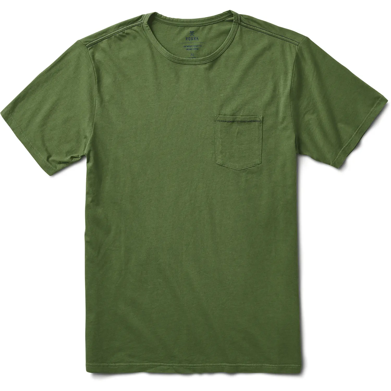 

Рубашка Roark Well Worn Light Organic, цвет Jungle Green