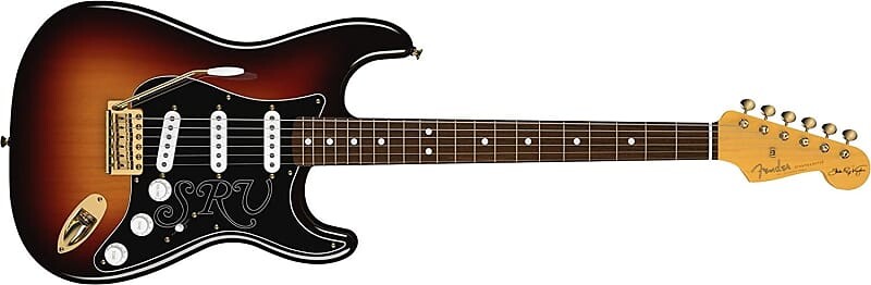 

Электрогитара Fender Stevie Ray Vaughan Stratocaster, Pau Ferro Fretboard - 3-Color Sunburst