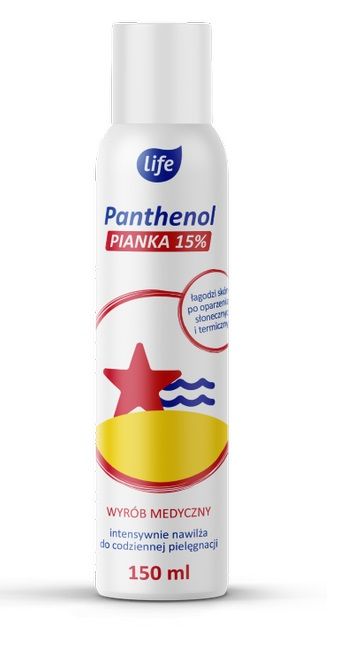 цена Life Panthenol 15% пена для тела, 150 ml