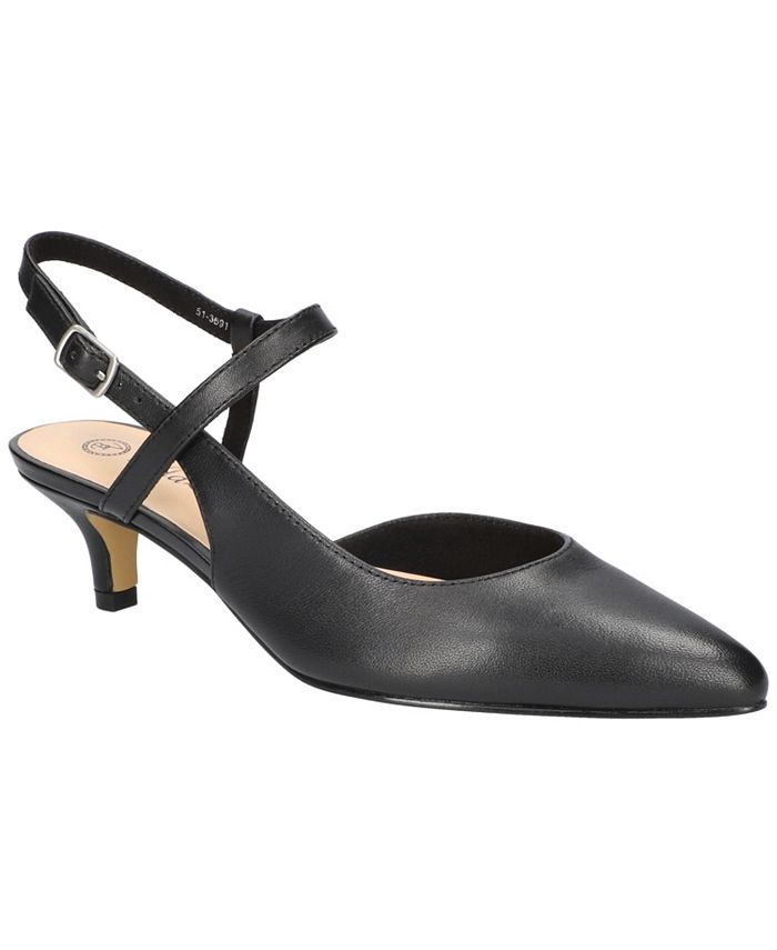 цена Женские туфли-лодочки Kayce с открытой пяткой Bella Vita, цвет Black Leather